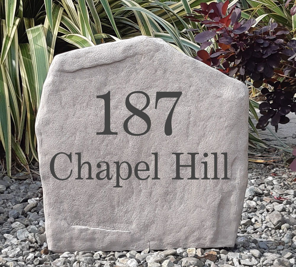 Elegant Address stone