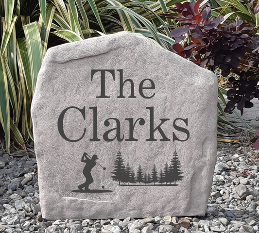 Family Name Golf Stone