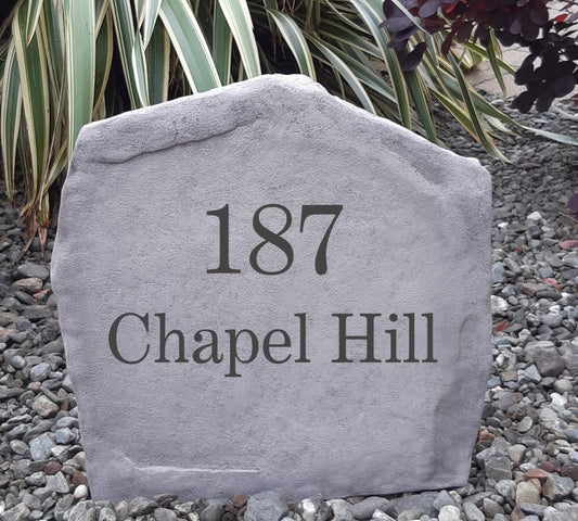 Elegant Address stone